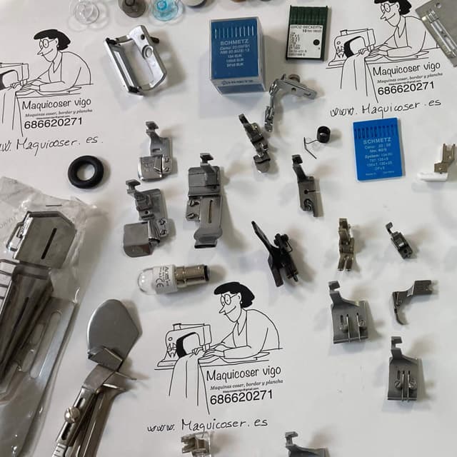 Accesorios, repuestos y consumibles de confección en Vigo
